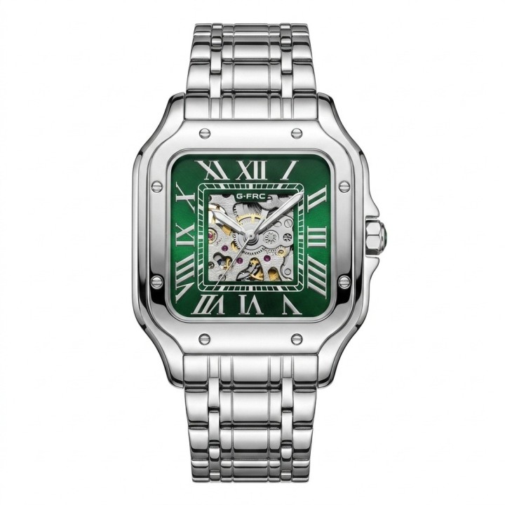 Reloj G-force At10a Automatico De Acero + Estuche Premium