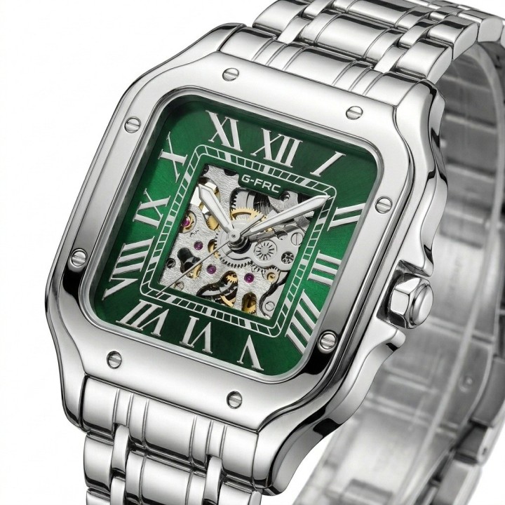 Reloj G-force At10a Automatico De Acero + Estuche Premium