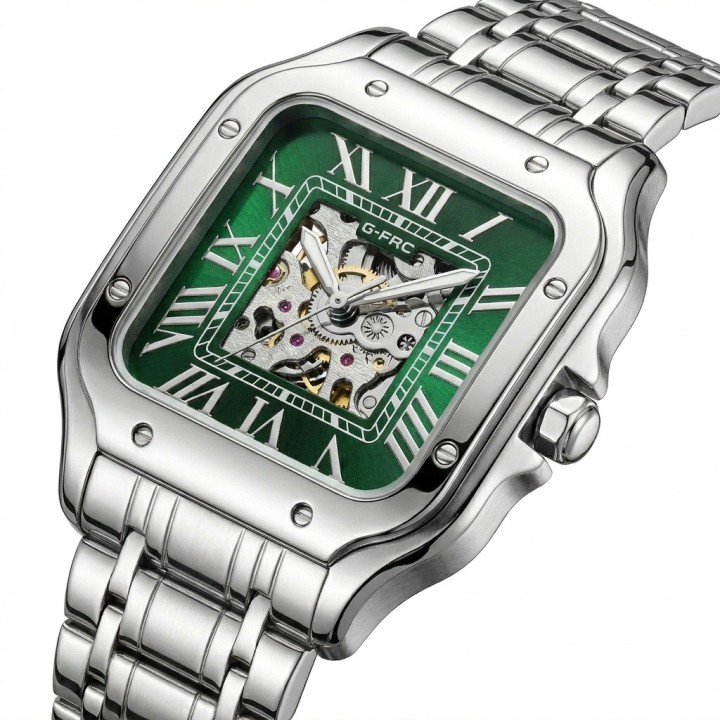 Reloj G-force At10a Automatico De Acero + Estuche Premium