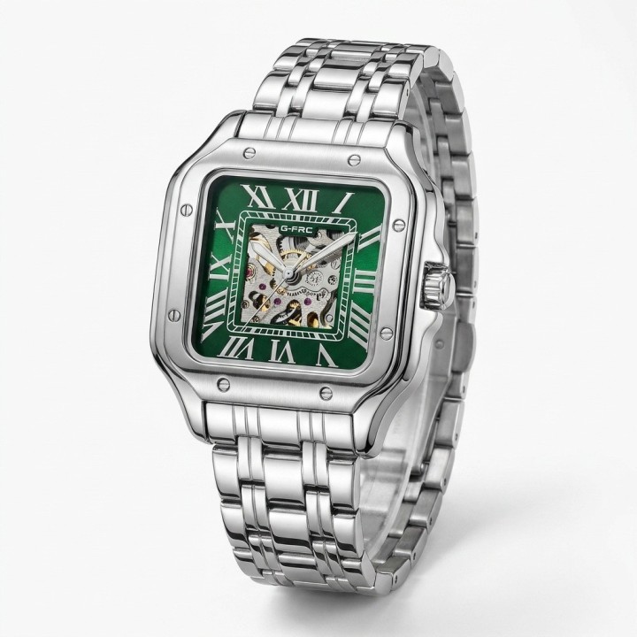 Reloj G-force At10a Automatico De Acero + Estuche Premium
