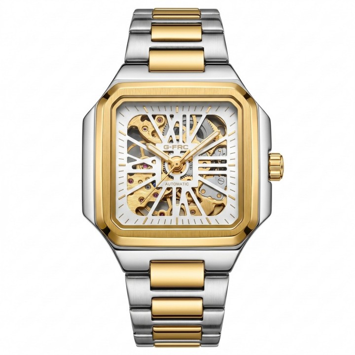 Reloj G-force At03c Automatico De Acero + Estuche Premium