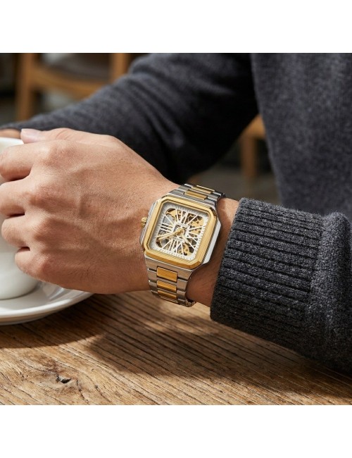 Reloj G-force At03c Automatico De Acero + Estuche Premium