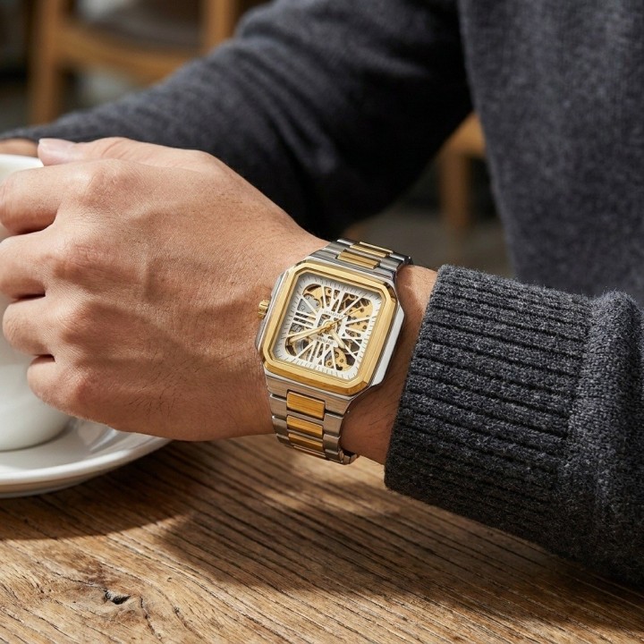 Reloj G-force At03c Automatico De Acero + Estuche Premium