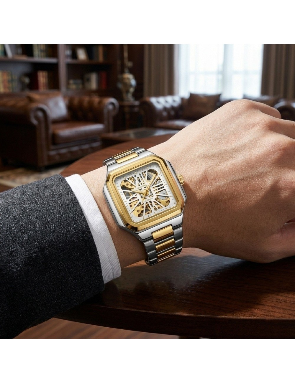 Reloj G-force At03c Automatico De Acero + Estuche Premium