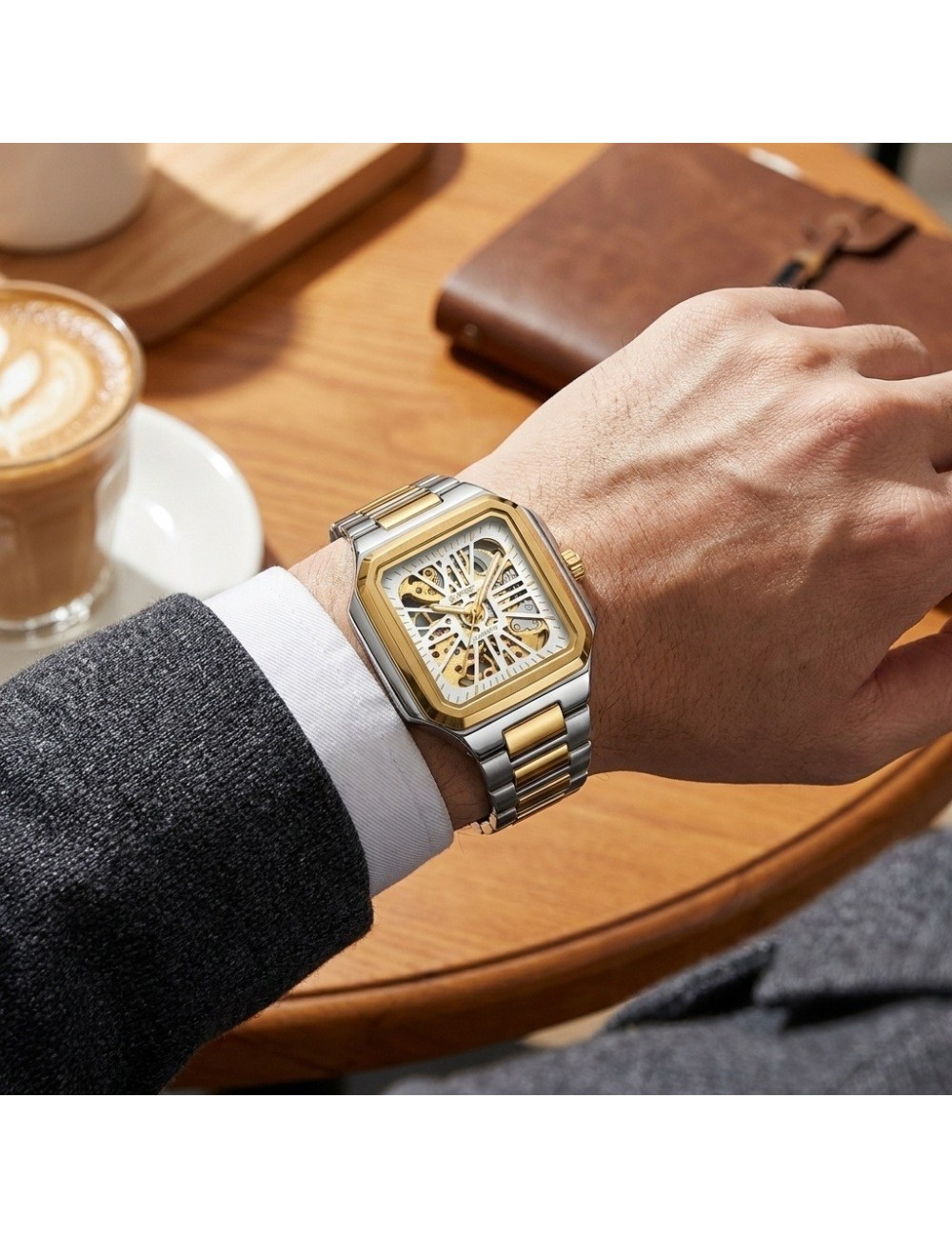 Reloj G-force At03c Automatico De Acero + Estuche Premium