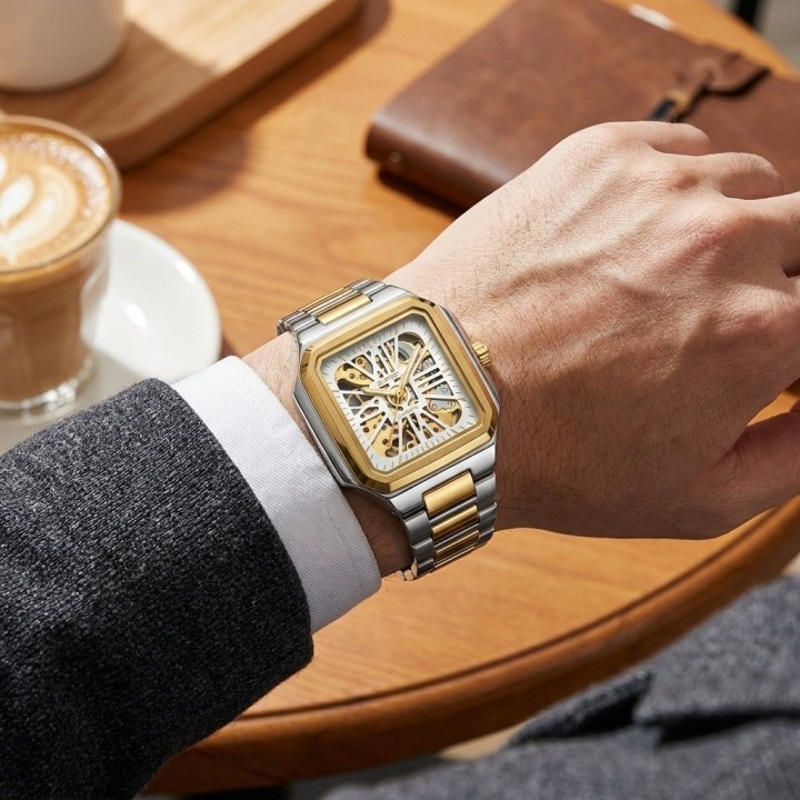 Reloj G-force At03c Automatico De Acero + Estuche Premium