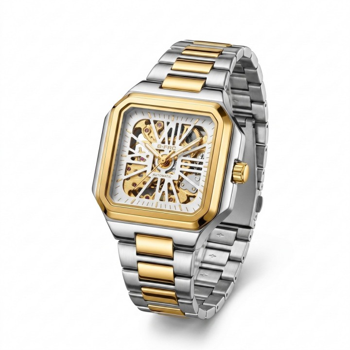 Reloj G-force At03c Automatico De Acero + Estuche Premium