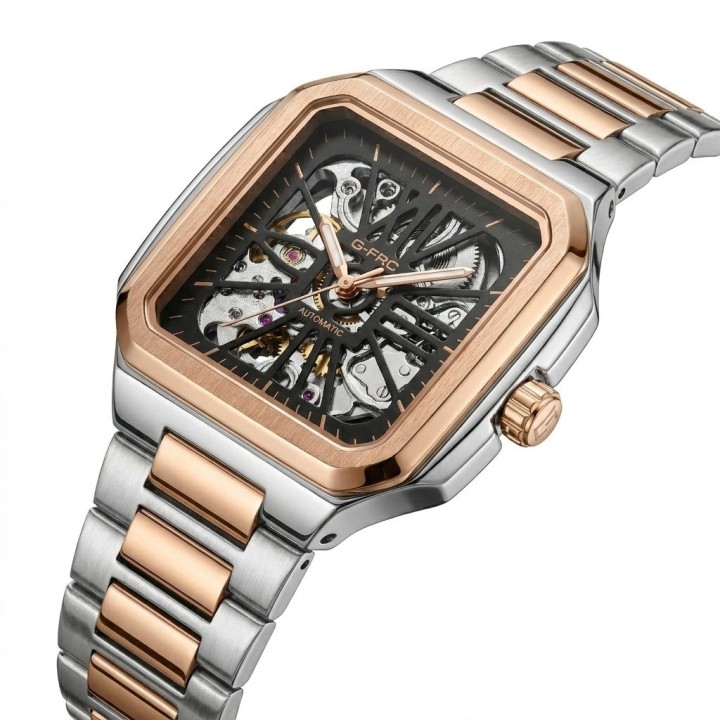 Reloj G-force At03c Automatico De Acero + Estuche Premium