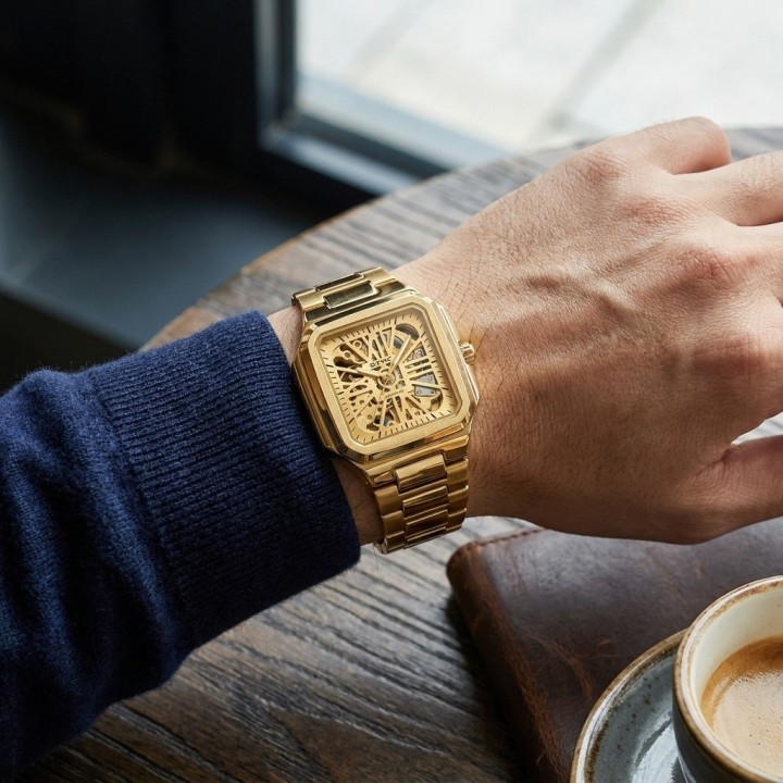 Reloj G-force At03c Automatico De Acero + Estuche Premium
