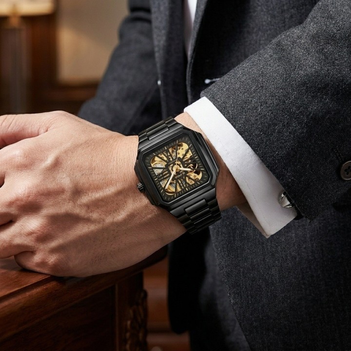 Reloj G-force At03c Automatico De Acero + Estuche Premium