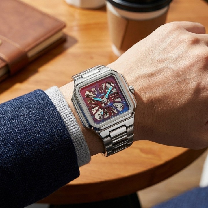 Reloj G-force At03c Automatico De Acero + Estuche Premium