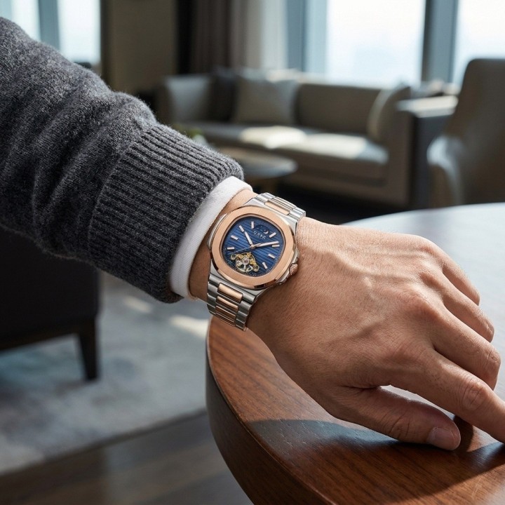 Reloj G-force At02 Automatico De Acero + Estuche Premium