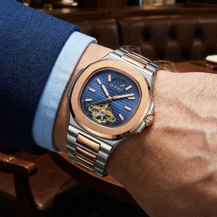 Reloj G-force At02 Automatico De Acero + Estuche Premium