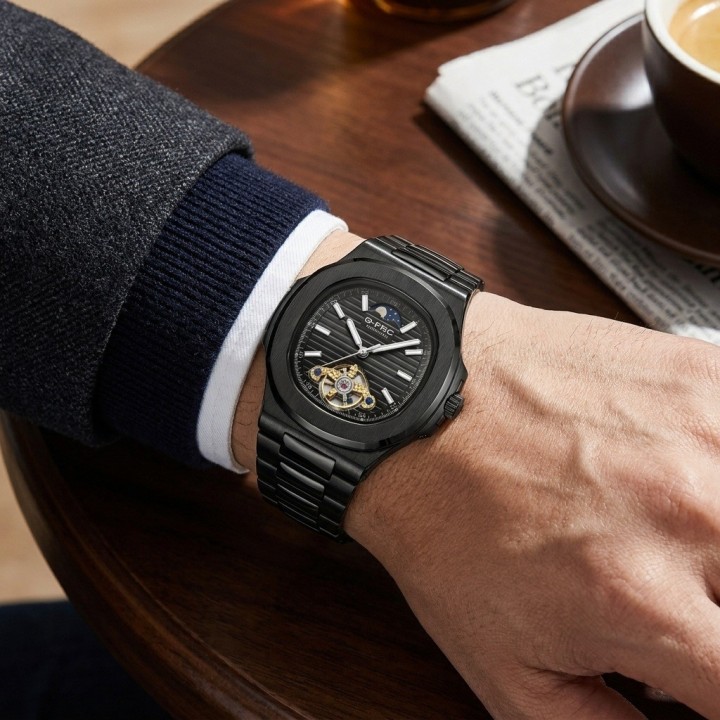 Reloj G-force At02 Automatico De Acero + Estuche Premium