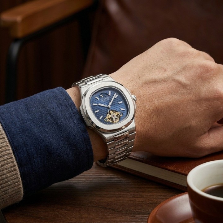 Reloj G-force At02 Automatico De Acero + Estuche Premium
