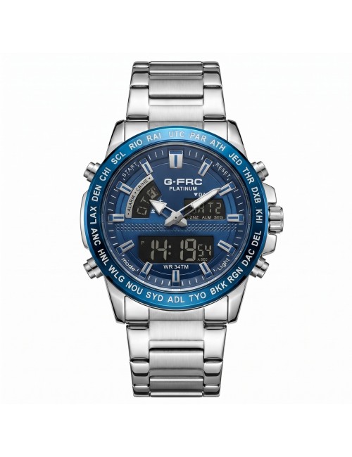 Reloj G-force Al192 Digital Doble Hora + Estuche Premium
