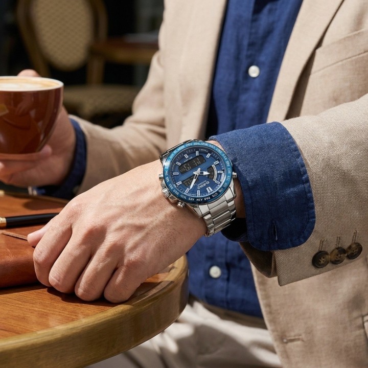 Reloj G-force Al192 Digital Doble Hora + Estuche Premium