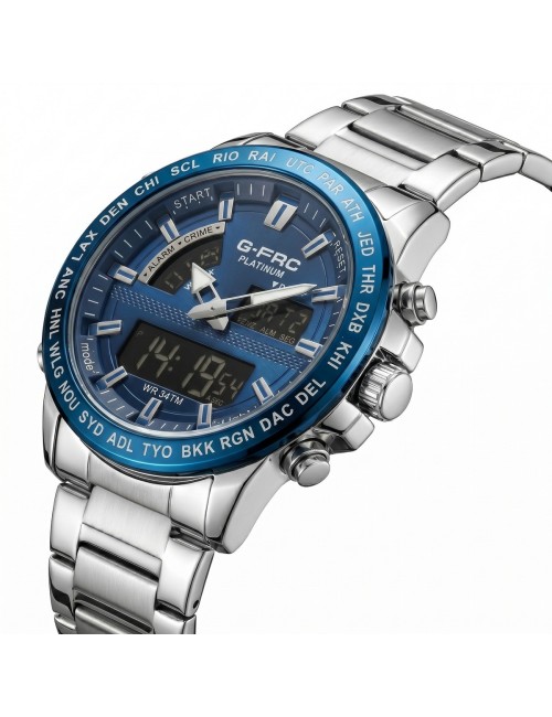 Reloj G-force Al192 Digital Doble Hora + Estuche Premium