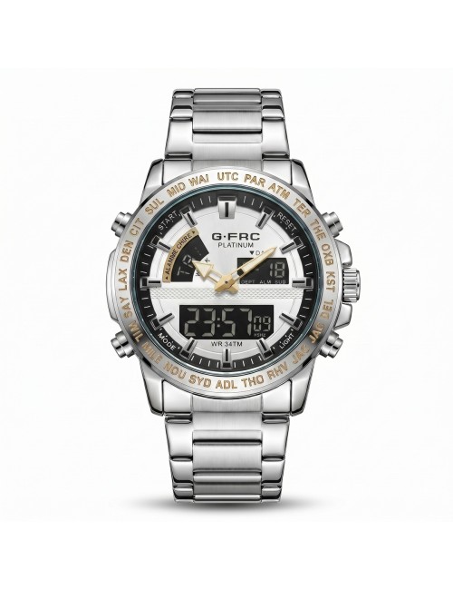Reloj G-force Al192 Digital Doble Hora + Estuche Premium