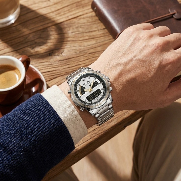 Reloj G-force Al192 Digital Doble Hora + Estuche Premium