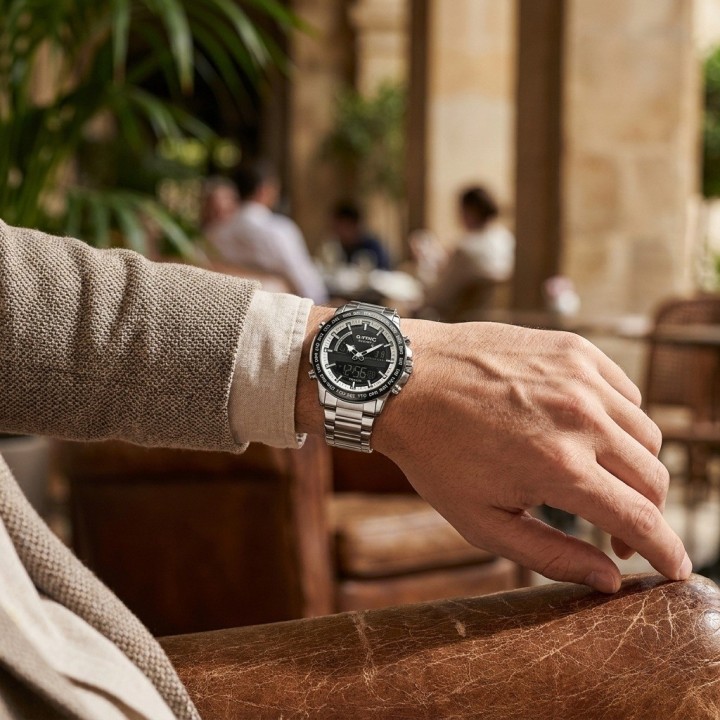 Reloj G-force Al192 Digital Doble Hora + Estuche Premium