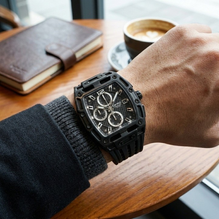 Reloj G-force Gf7105 Cronógrafo Deportivo + Estuche Premium