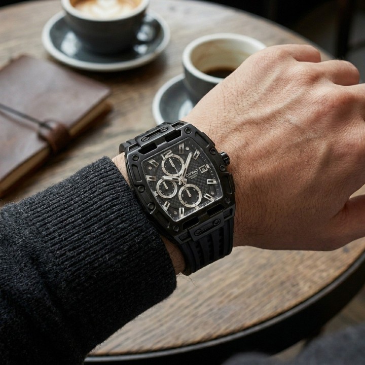 Reloj G-force Gf7105 Cronógrafo Deportivo + Estuche Premium