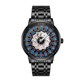 Reloj G-force G9836d Analogo Ruleta Hombre + Estuche Premium