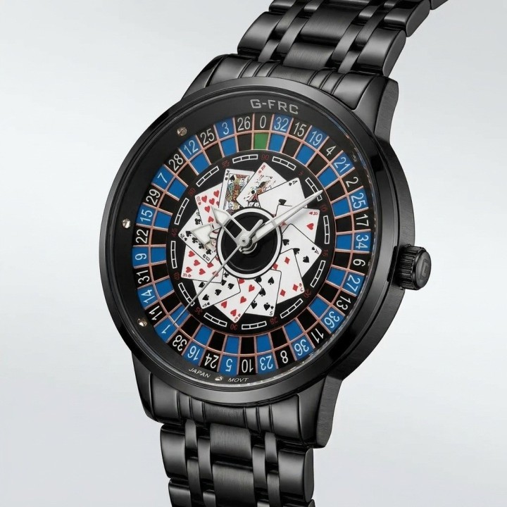 Reloj G-force G9836d Analogo Ruleta Hombre + Estuche Premium