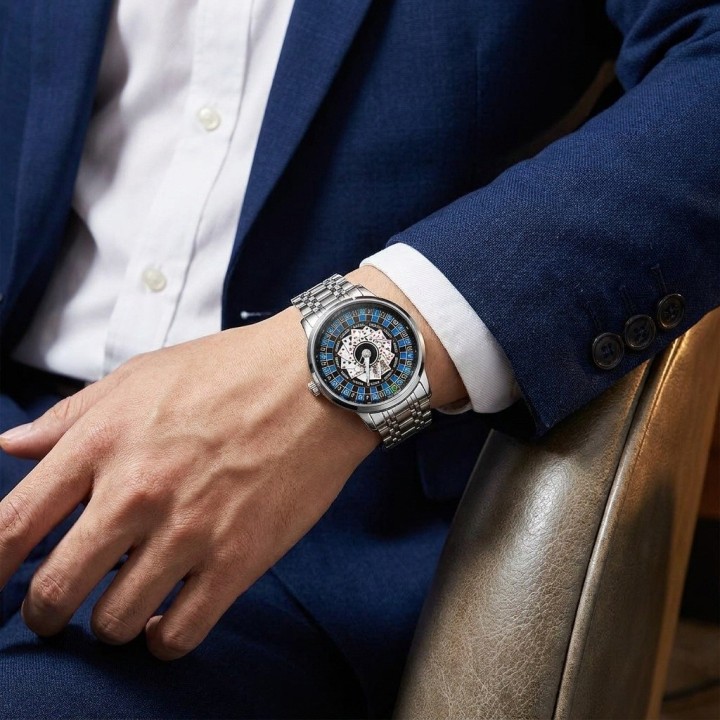 Reloj G-force G9836d Analogo Ruleta Hombre + Estuche Premium