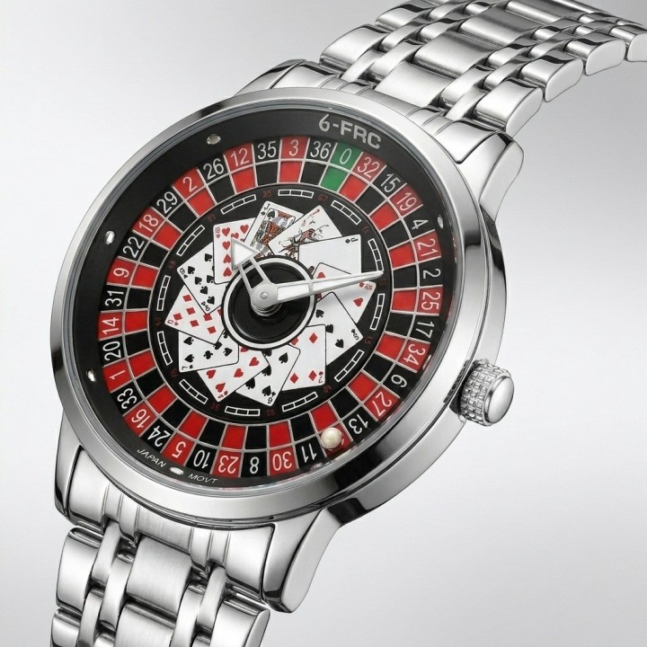 Reloj G-force G9836d Analogo Ruleta Hombre + Estuche Premium
