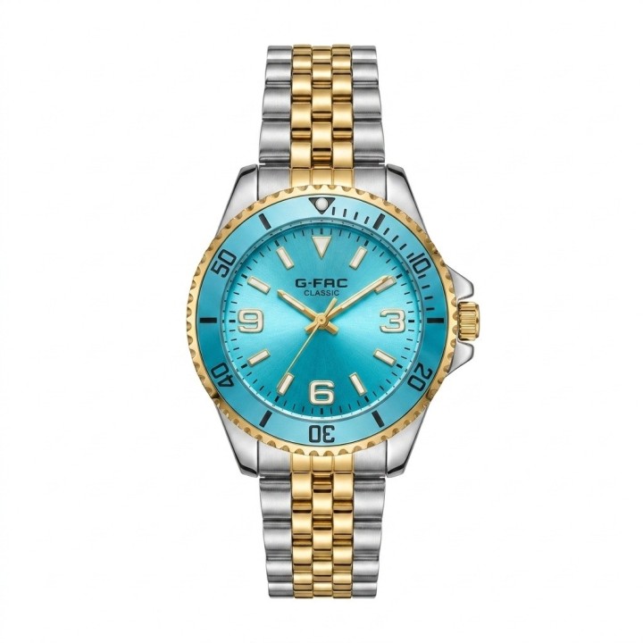 Reloj G-force C-308 Casual Acero Mujer + Estuche Premium