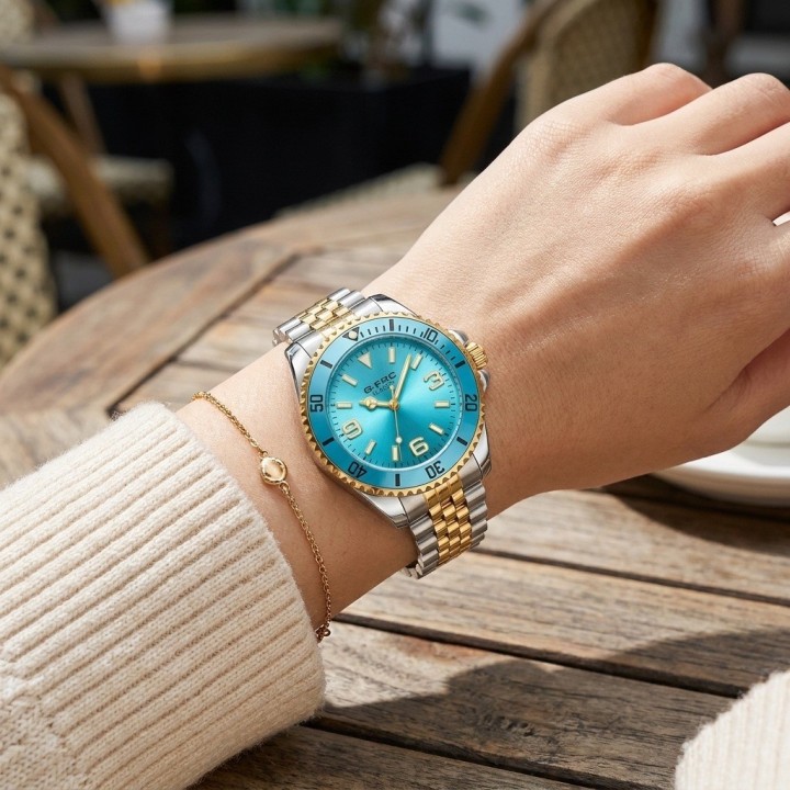 Reloj G-force C-308 Casual Acero Mujer + Estuche Premium