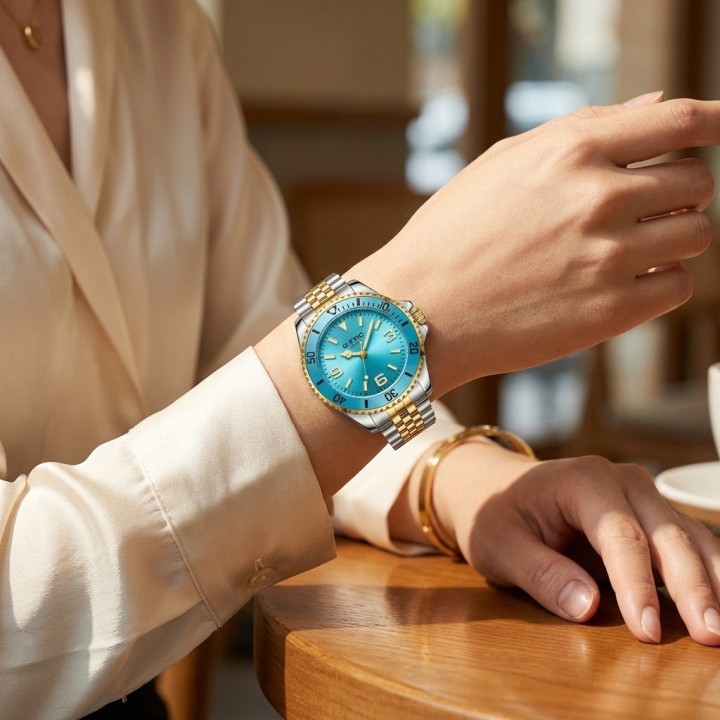 Reloj G-force C-308 Casual Acero Mujer + Estuche Premium