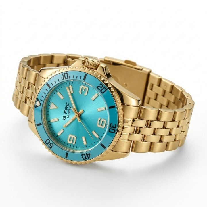 Reloj G-force C-308 Casual Acero Mujer + Estuche Premium