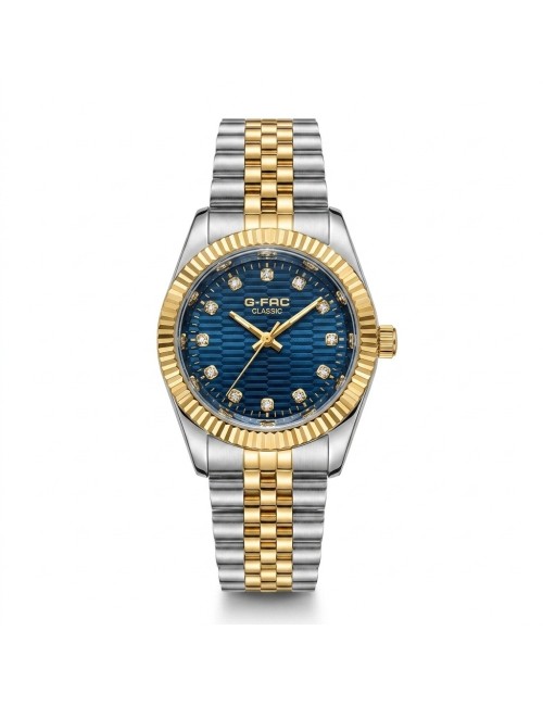 Reloj G-force C-307 Casual Acero Mujer + Estuche Premium