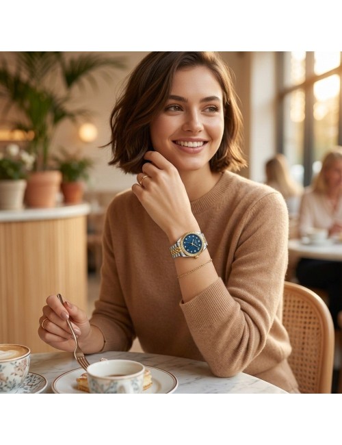 Reloj G-force C-307 Casual Acero Mujer + Estuche Premium