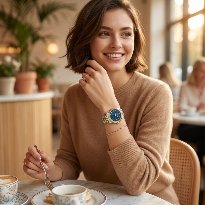 Reloj G-force C-307 Casual Acero Mujer + Estuche Premium