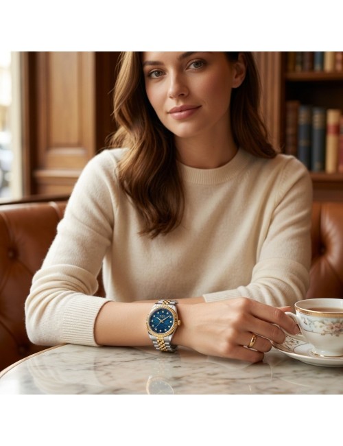 Reloj G-force C-307 Casual Acero Mujer + Estuche Premium