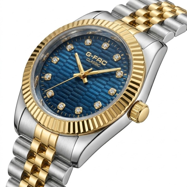 Reloj G-force C-307 Casual Acero Mujer + Estuche Premium