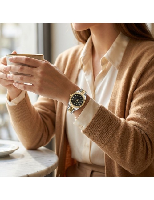 Reloj G-force C-307 Casual Acero Mujer + Estuche Premium