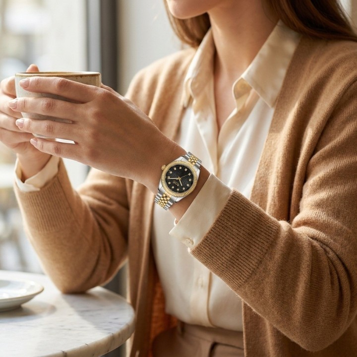 Reloj G-force C-307 Casual Acero Mujer + Estuche Premium