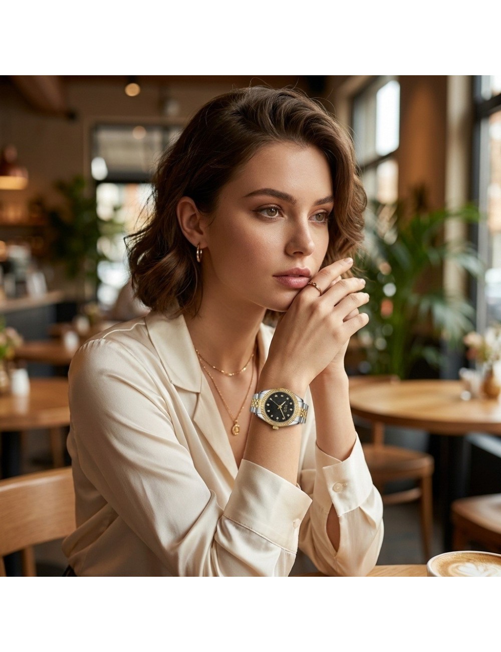 Reloj G-force C-307 Casual Acero Mujer + Estuche Premium