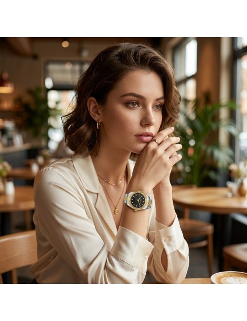 Reloj G-force C-307 Casual Acero Mujer + Estuche Premium