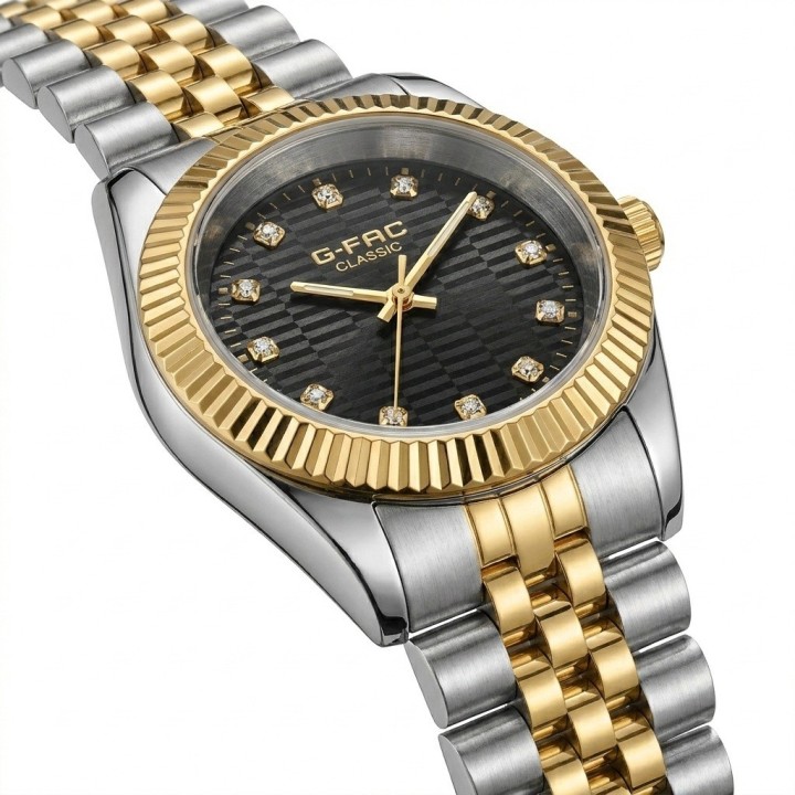 Reloj G-force C-307 Casual Acero Mujer + Estuche Premium