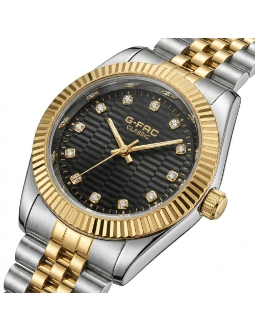 Reloj G-force C-307 Casual Acero Mujer + Estuche Premium