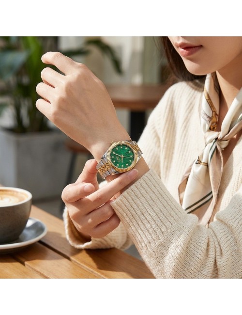 Reloj G-force C-307 Casual Acero Mujer + Estuche Premium