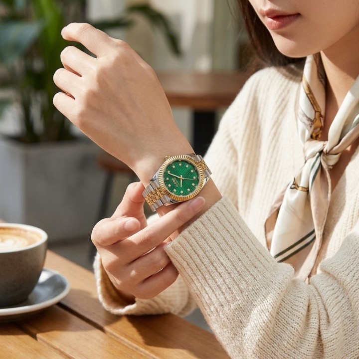 Reloj G-force C-307 Casual Acero Mujer + Estuche Premium
