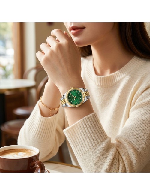 Reloj G-force C-307 Casual Acero Mujer + Estuche Premium