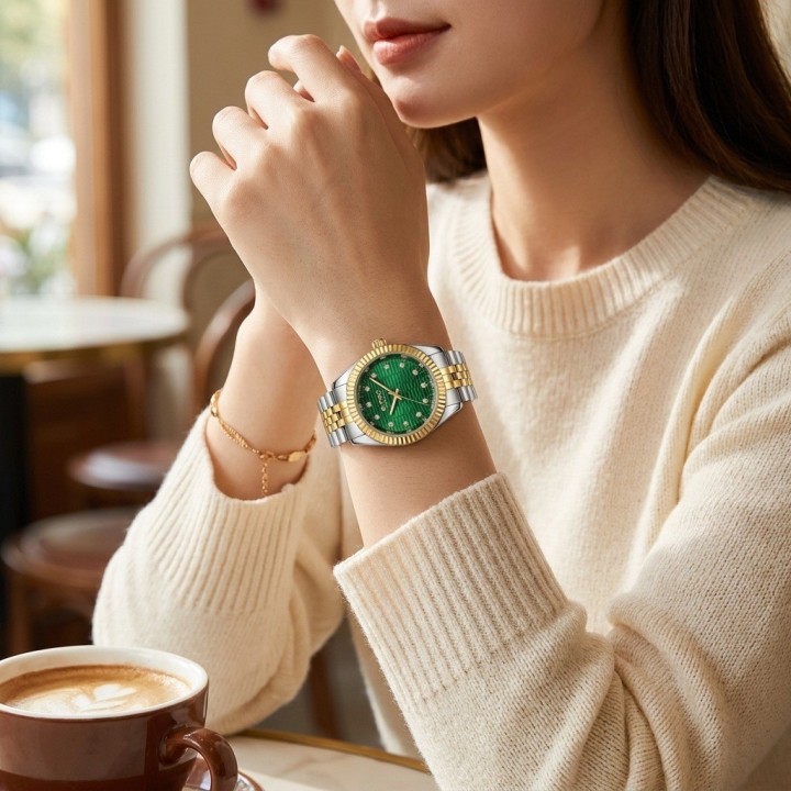 Reloj G-force C-307 Casual Acero Mujer + Estuche Premium
